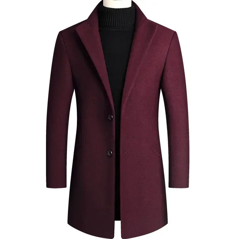 Lervaine® | Kaschmirwoll-Trenchcoat für Herren