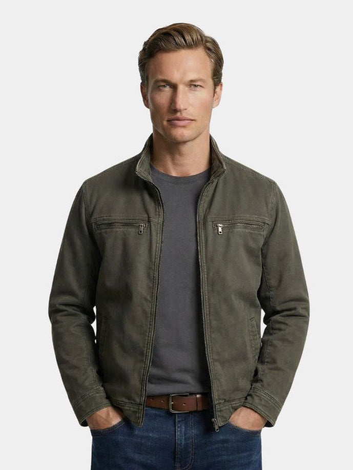 Valmont Vintage Olivgrüne Feldjacke