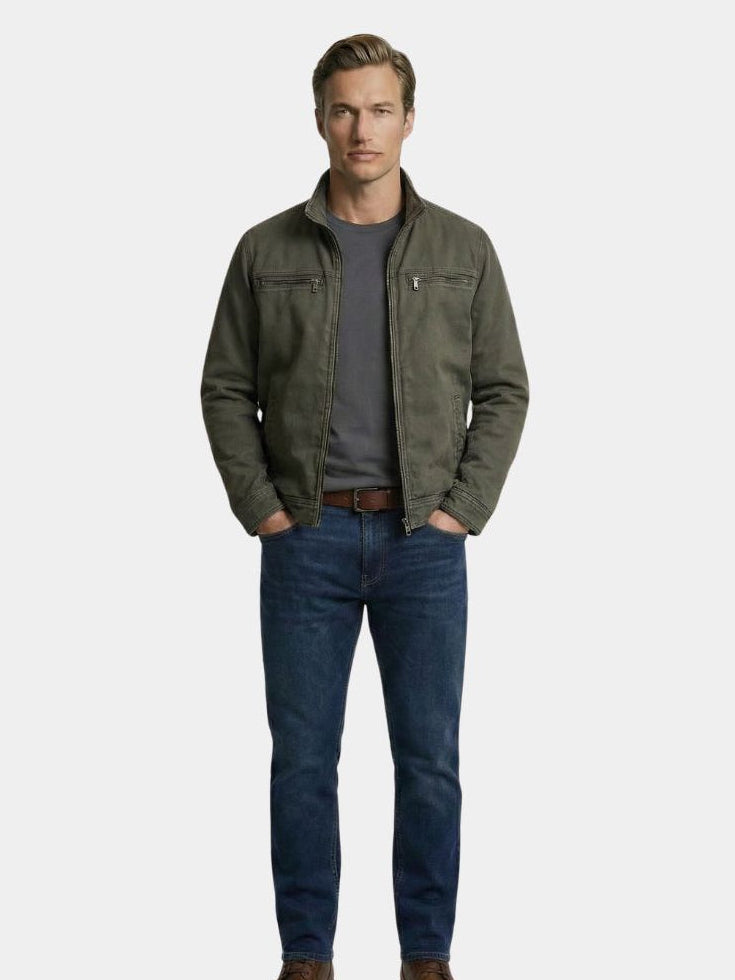 Valmont Vintage Olivgrüne Feldjacke