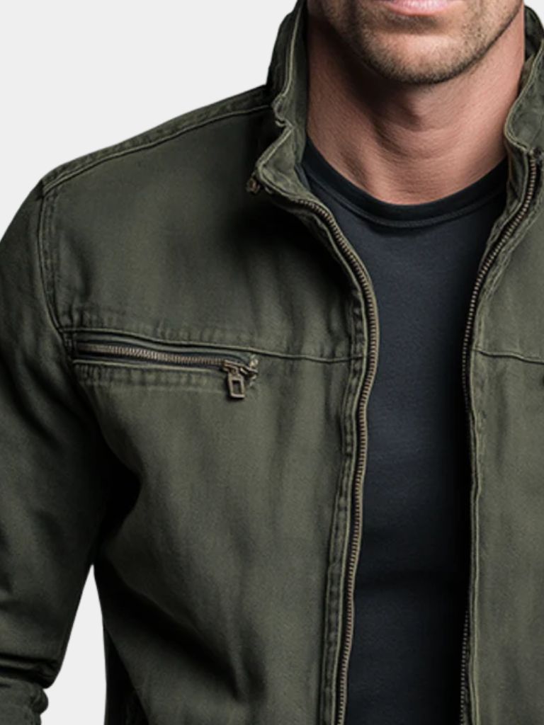 Valmont Vintage Olivgrüne Feldjacke