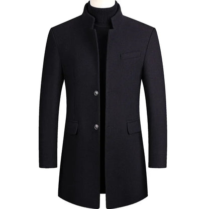 Lervaine® | Kaschmirwoll-Trenchcoat für Herren