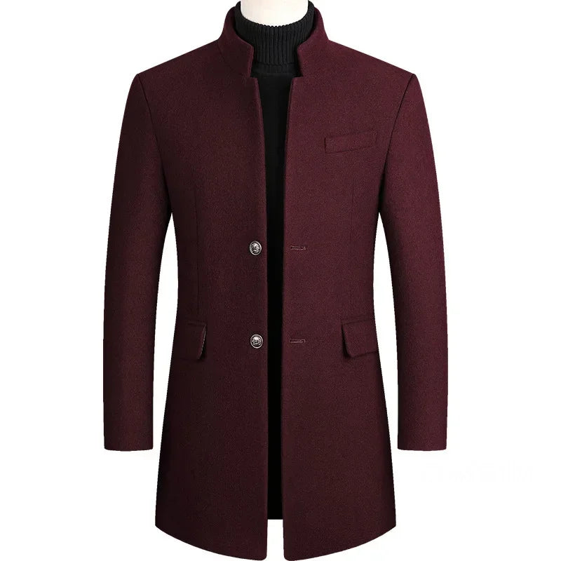 Lervaine® | Kaschmirwoll-Trenchcoat für Herren
