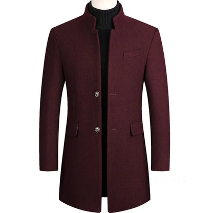 Lervaine® | Kaschmirwoll-Trenchcoat für Herren