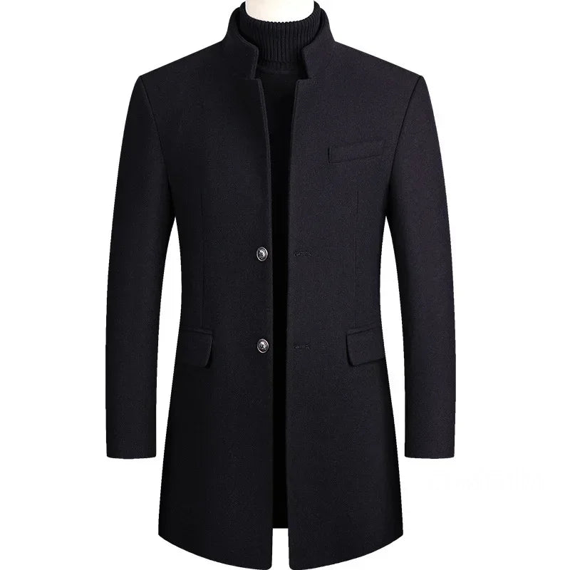 Lervaine® | Kaschmirwoll-Trenchcoat für Herren