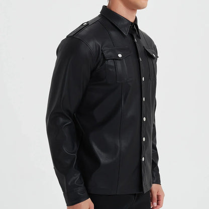 Lervaine® | Leder-Longsleeve