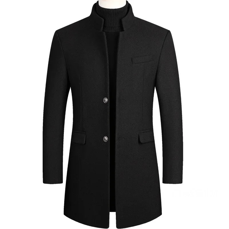 Lervaine® | Kaschmirwoll-Trenchcoat für Herren