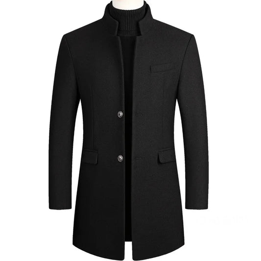 Lervaine® | Kaschmirwoll-Trenchcoat für Herren