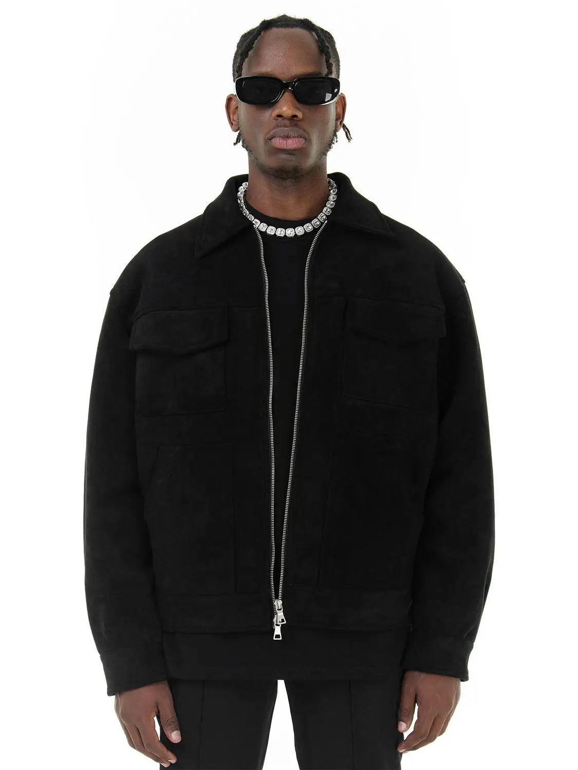 Lervaine® | Oversized-Wildlederjacke
