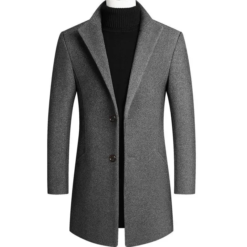 Lervaine® | Kaschmirwoll-Trenchcoat für Herren