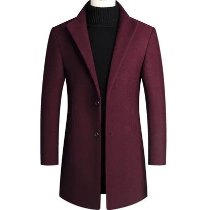 Lervaine® | Kaschmirwoll-Trenchcoat für Herren