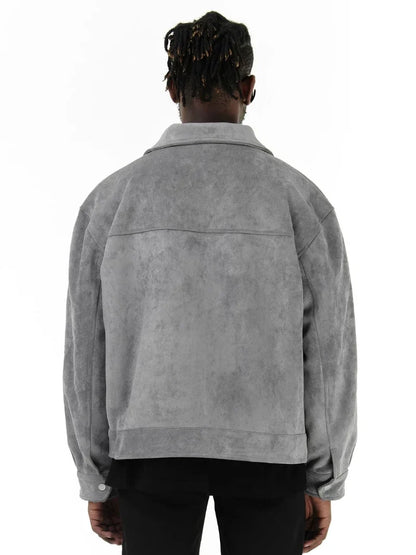Lervaine® | Oversized-Wildlederjacke