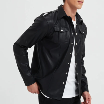 Lervaine® | Leder-Longsleeve