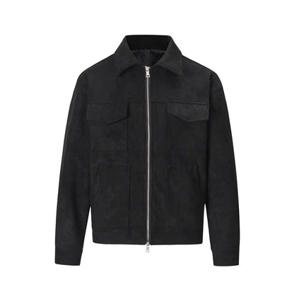 Lervaine® | Oversized-Wildlederjacke