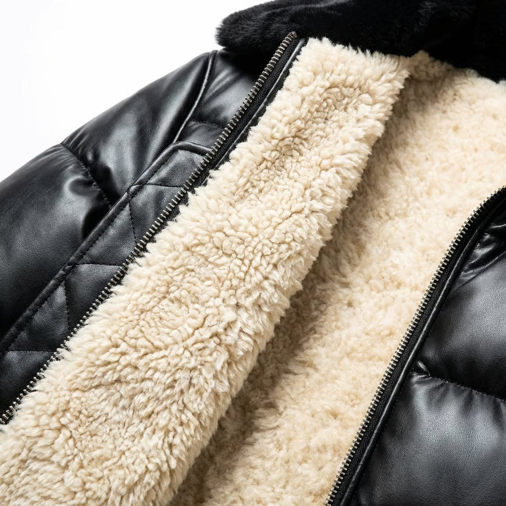 Lervaine® | Warme Steppjacke im Vintage-Look