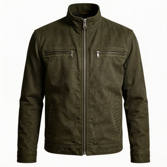 Valmont Vintage Olivgrüne Feldjacke