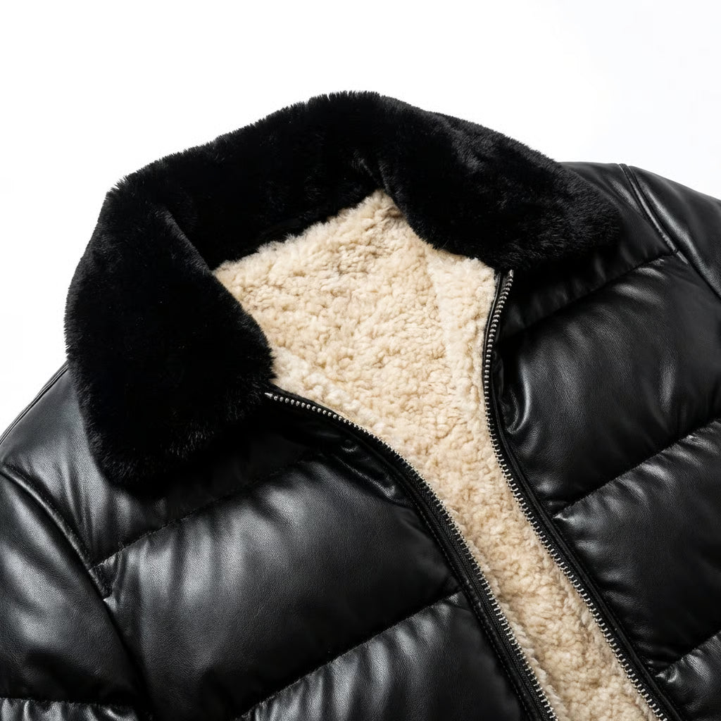 Lervaine® | Warme Steppjacke im Vintage-Look